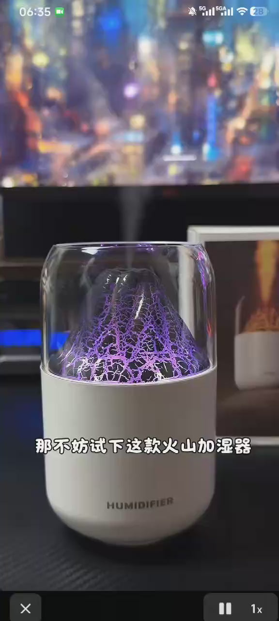 UMIDIFICATORE EFFETTO VULCANO